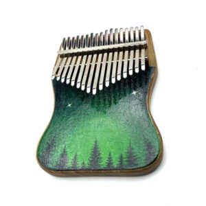 کالیمبا ۱۷ تیغه دست ساز شب مهتاب سبز