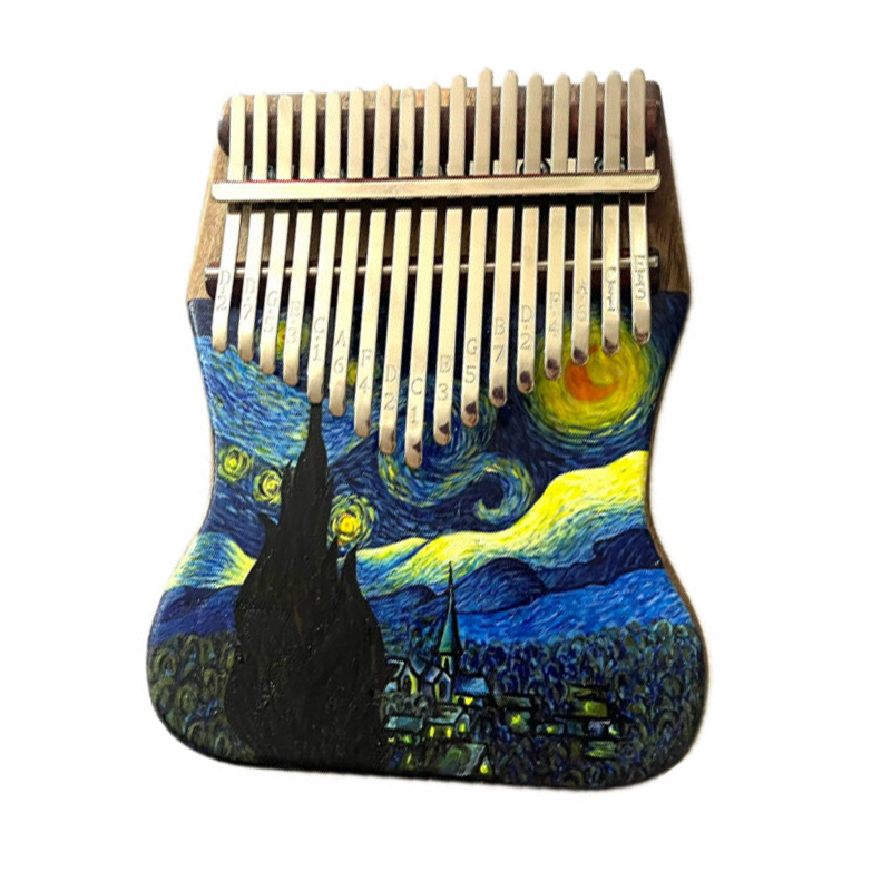 van-Gogh-1 کالیمبا ۱۷ تیغه دست ساز شب پرستاره ونگوک