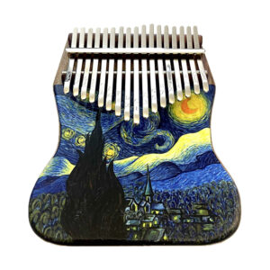 van-Gogh-8 کالیمبا ۱۷ تیغه دست ساز شب پرستاره ونگوک
