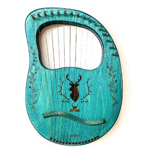 چنگ رومی ۱۶ سیم آبی مدل آکوا Aqua حفره گوزن