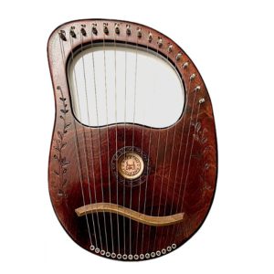 چنگ رومی ۱۶ سیم فندقی مدل هیزل Hazel حفره گرد