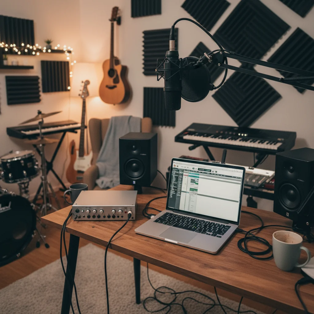 میکروفون ضبط موسیقی در منزل