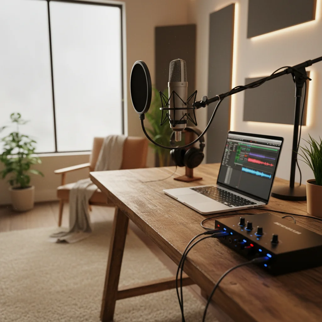میکروفون ضبط موسیقی در منزل