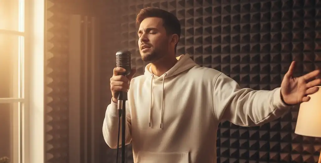 میکروفن خوانندگی در خانه