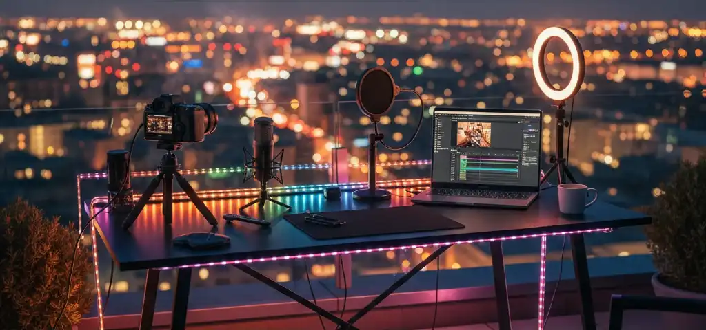 آینده نورپردازی در تولید محتوا