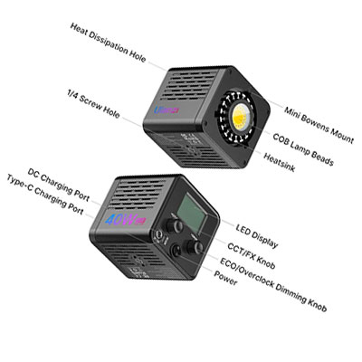 پنل نوری Ulanzi L024 RGB Bi Color