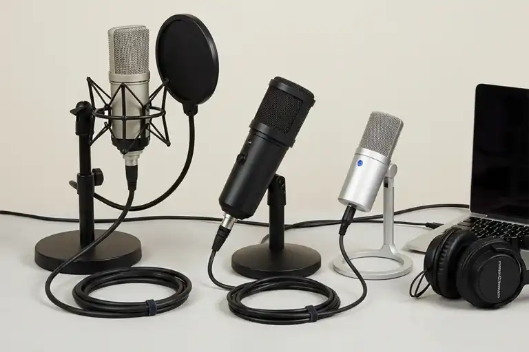 میکروفن خوانندگی در خانه؛ انتخاب حرفه‌ای برای ضبط صدای شفاف و باکیفیت