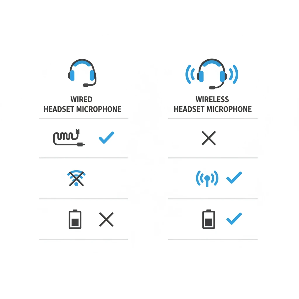 میکروفون هدمیک بی‌سیم و باسیم