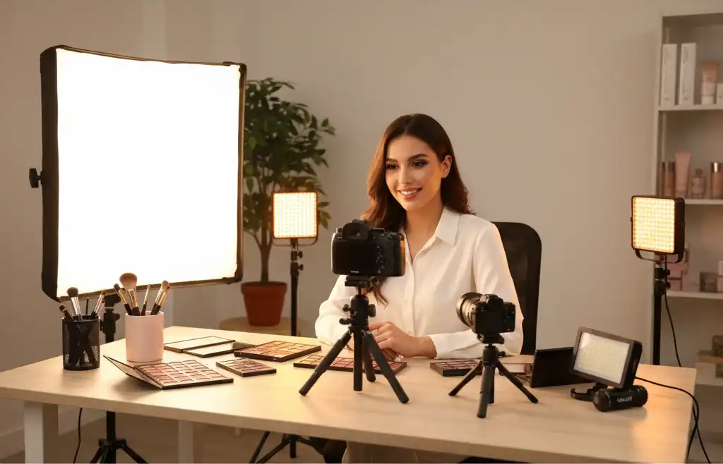 نور مناسب میکاپ