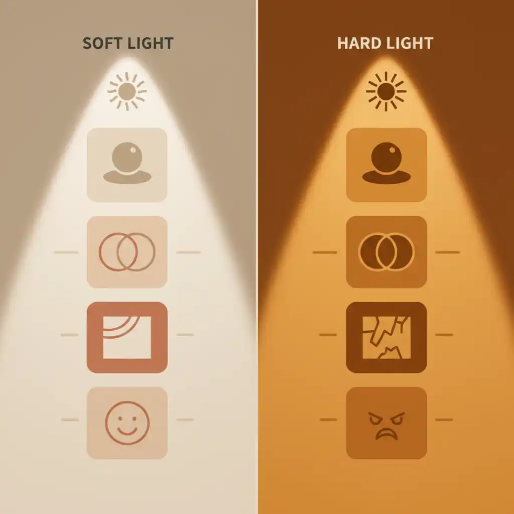 نور نرم یا نور سخت