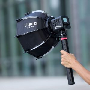 ulanzi-as-d30-30cm-octagonal-softbox-with-mini-bowens-mount-and-grid (3) سافت باکس و رفلکتور اولانزی Ulanzi AS-D30