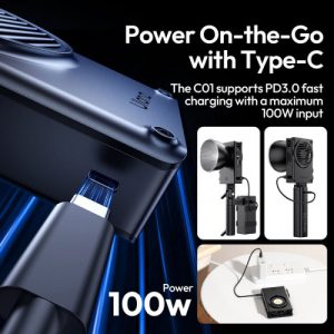 نور ویدیویی اولانزی C۰۱ ۱۰۰W Portable COB Light