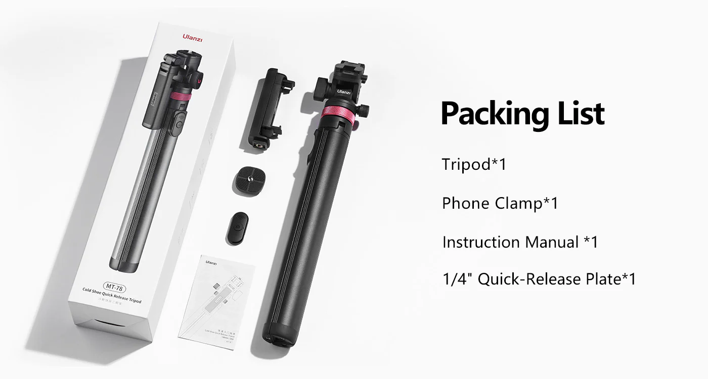 سه‌پایه دوربین و موبایل Ulanzi MT-78