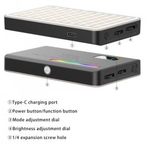 پنل نوری Ulanzi VL120 RGB Bi Color