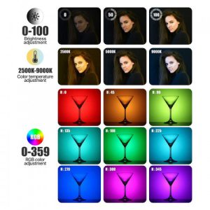 پنل نوری Ulanzi VL120 RGB Bi Color