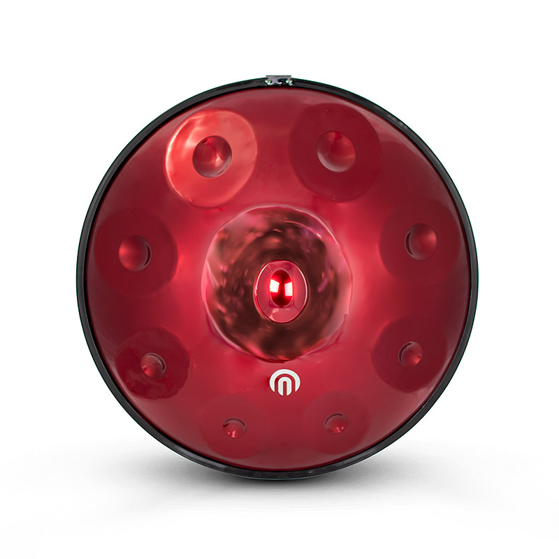 arsha-red-handpan-up هنگ درام 9 نت آرشا New Nitride Grade A قرمز