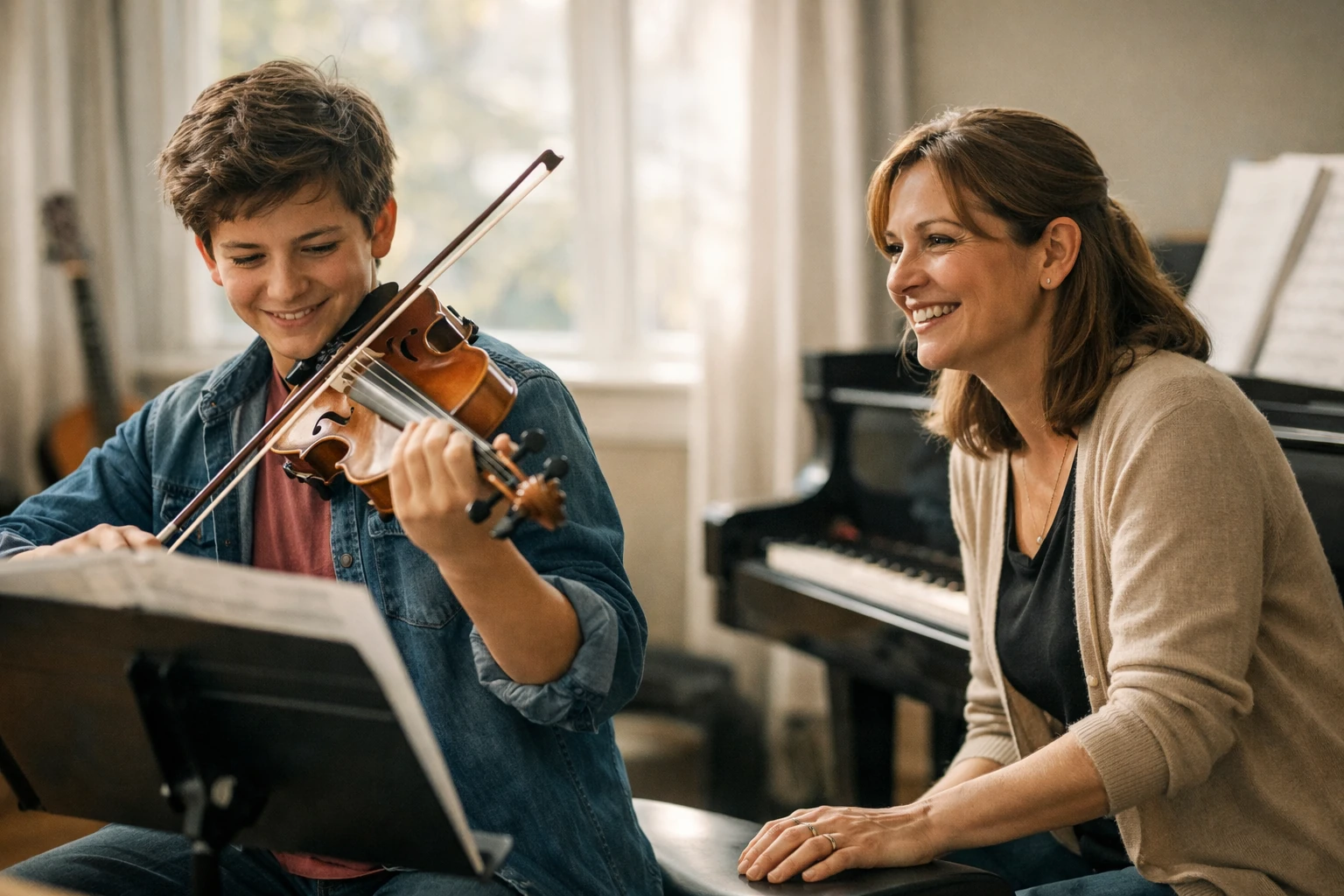 مدیریت استرس در آموزش موسیقی