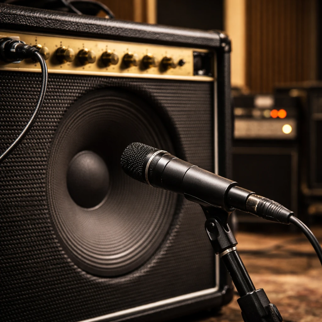 میکروفون گذاری گیتار