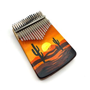 کالیمبا ۱۷ تیغه نقاشی دست ساز کاکتوس