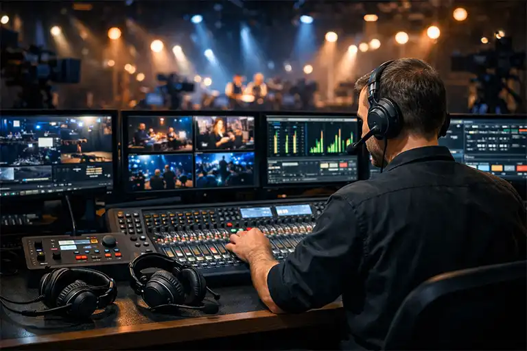 راهنمای کامل راه‌اندازی اینترکام در استودیو و پروژه‌های زنده