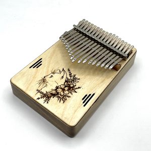 کالیمبا ۱۷ تیغه سوخته نگاری گربه